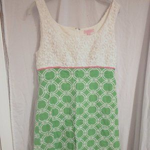 Lilly Pulitzer crochet and jacquard sun dress